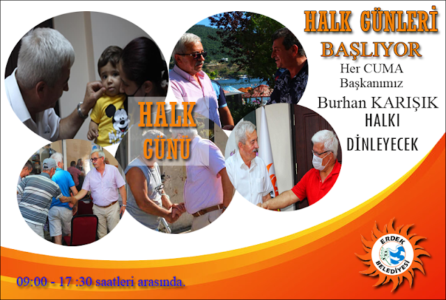 BELEDİYEDE HALK GÜNLERİ BAŞLIYOR