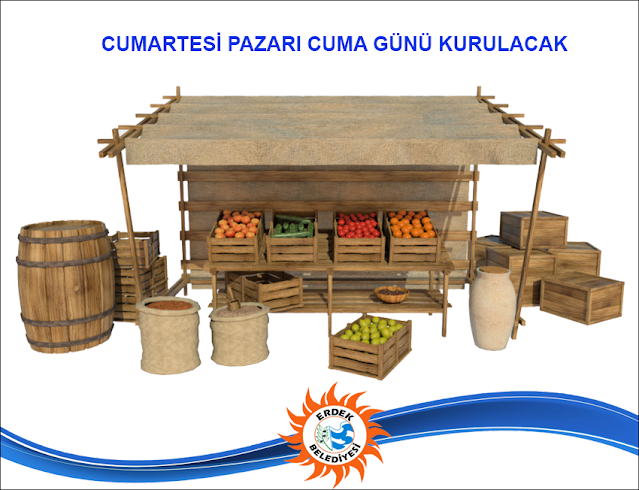 CUMARTESİ PAZARI YARIN KURULACAK