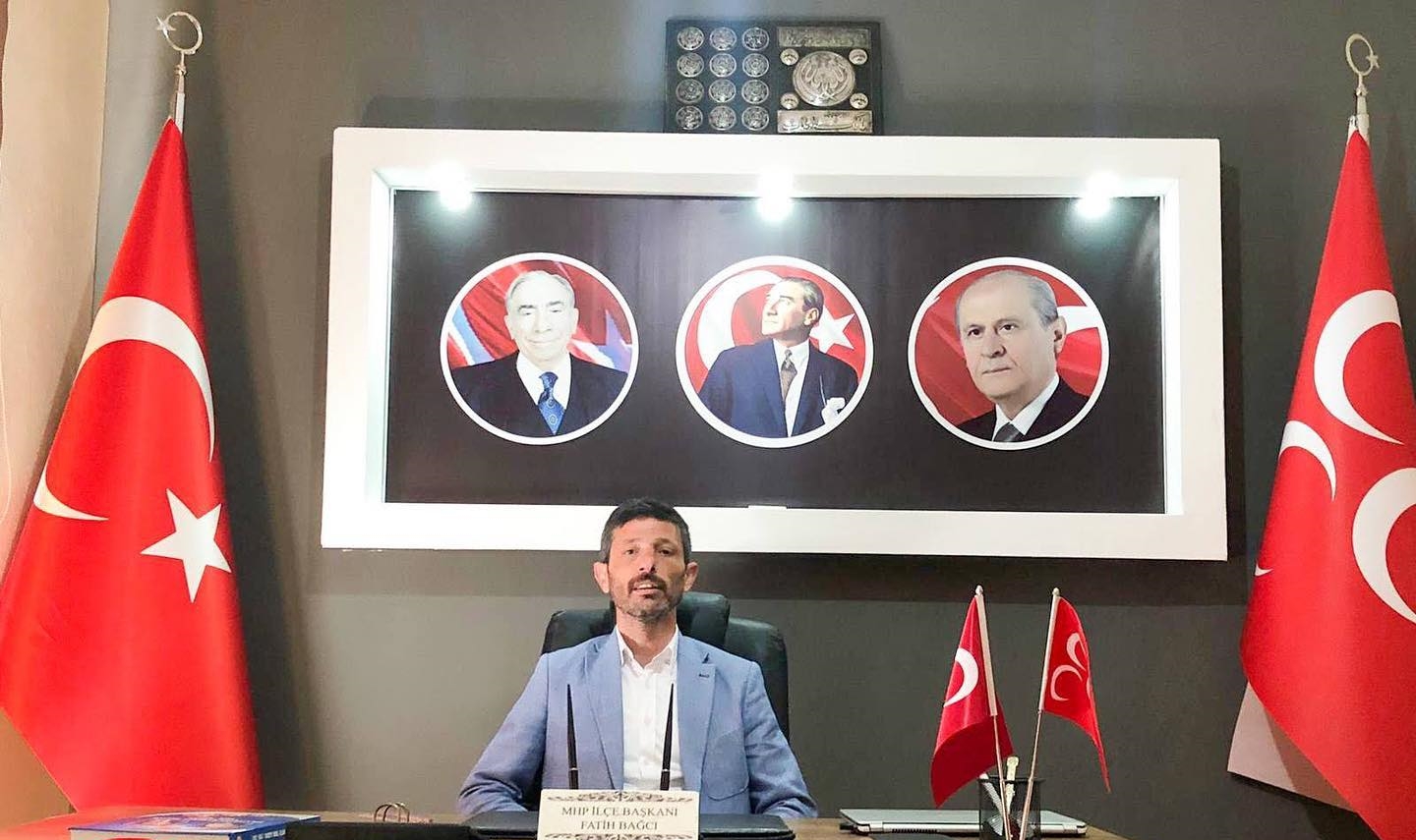 FATİH BAĞCI, MHP İLÇE BAŞKANLIĞI GÖREVİNDEN AYRILDI