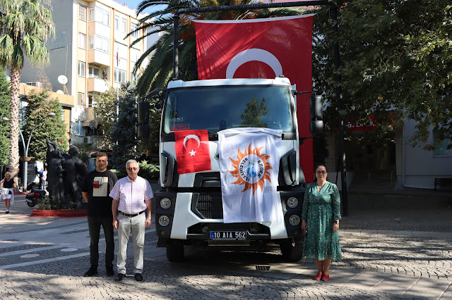 BAKANLIKTAN ERDEK BELEDİYESİ'NE ÇÖP ARACI