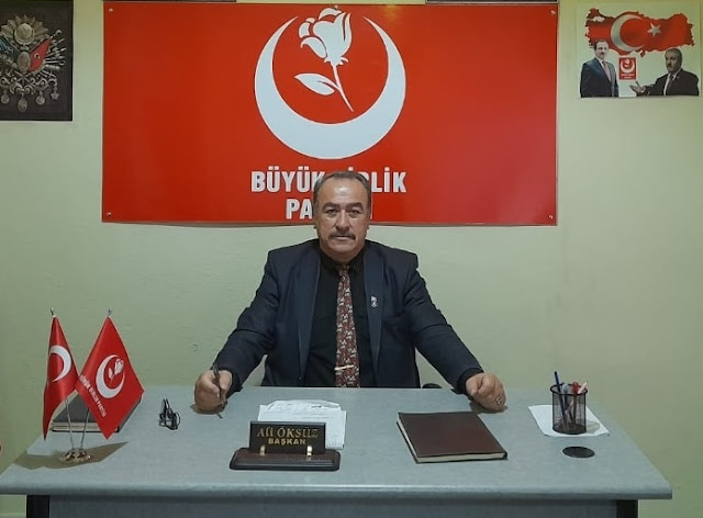 ALİ ÖKSÜZ BBP'DEN BELEDİYE BAŞKANI ADAY ADAYI