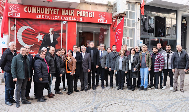 CHP BALIKESİR'DEN ERDEK'E ZİYARET