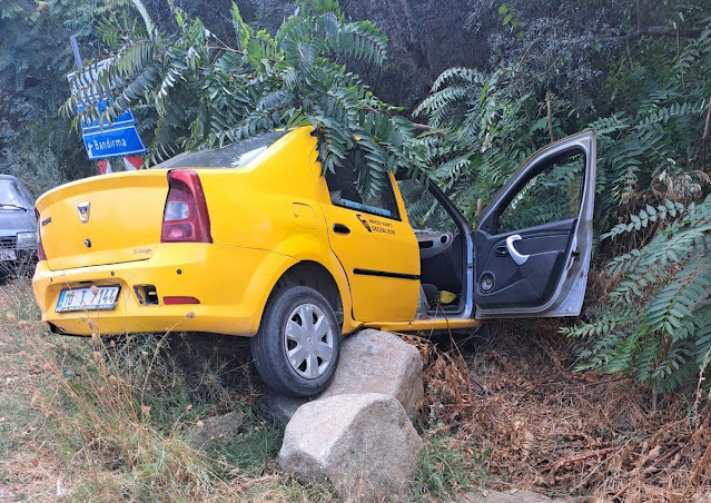 ERDEK'TE TRAFİK KAZASI: 2 YARALI