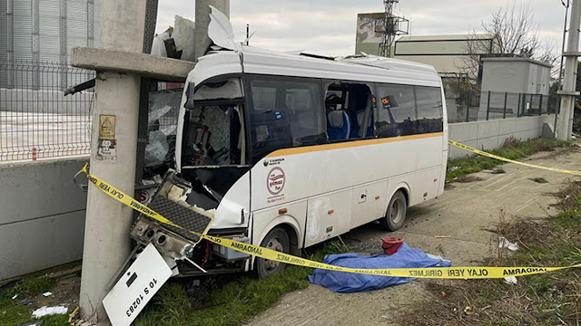 BANDIRMA'DA FECİ KAZA: 1 ÖLÜ