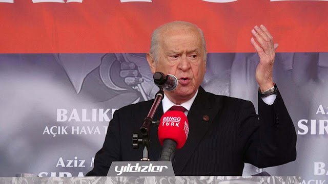 MHP LİDERİ BAHÇELİ BALIKESİR'DE KONUŞTU