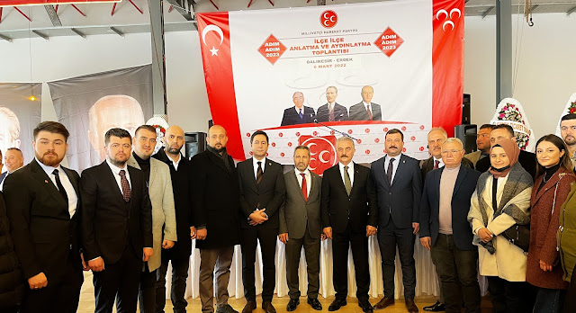 MHP'DEN ERDEK'TE ANLATMA VE AYDINLATMA TOPLANTISI