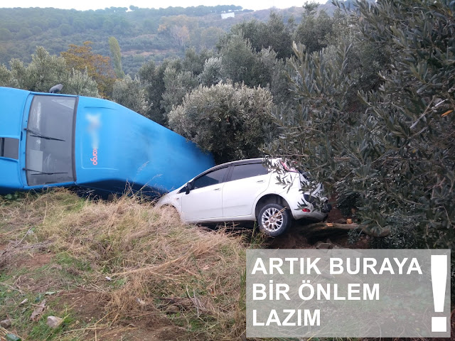 AYNI YERE 1 AYDA 4 ARABA DÜŞTÜ