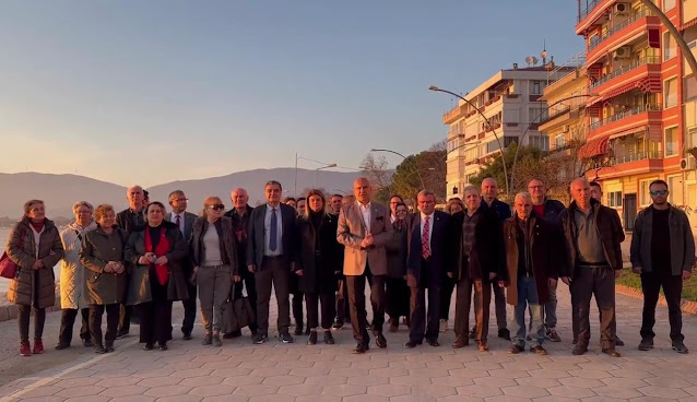 TURHAN ÇÖMEZ VE İYİ PARTİ ADAY ADAYLARI ERDEK'TE