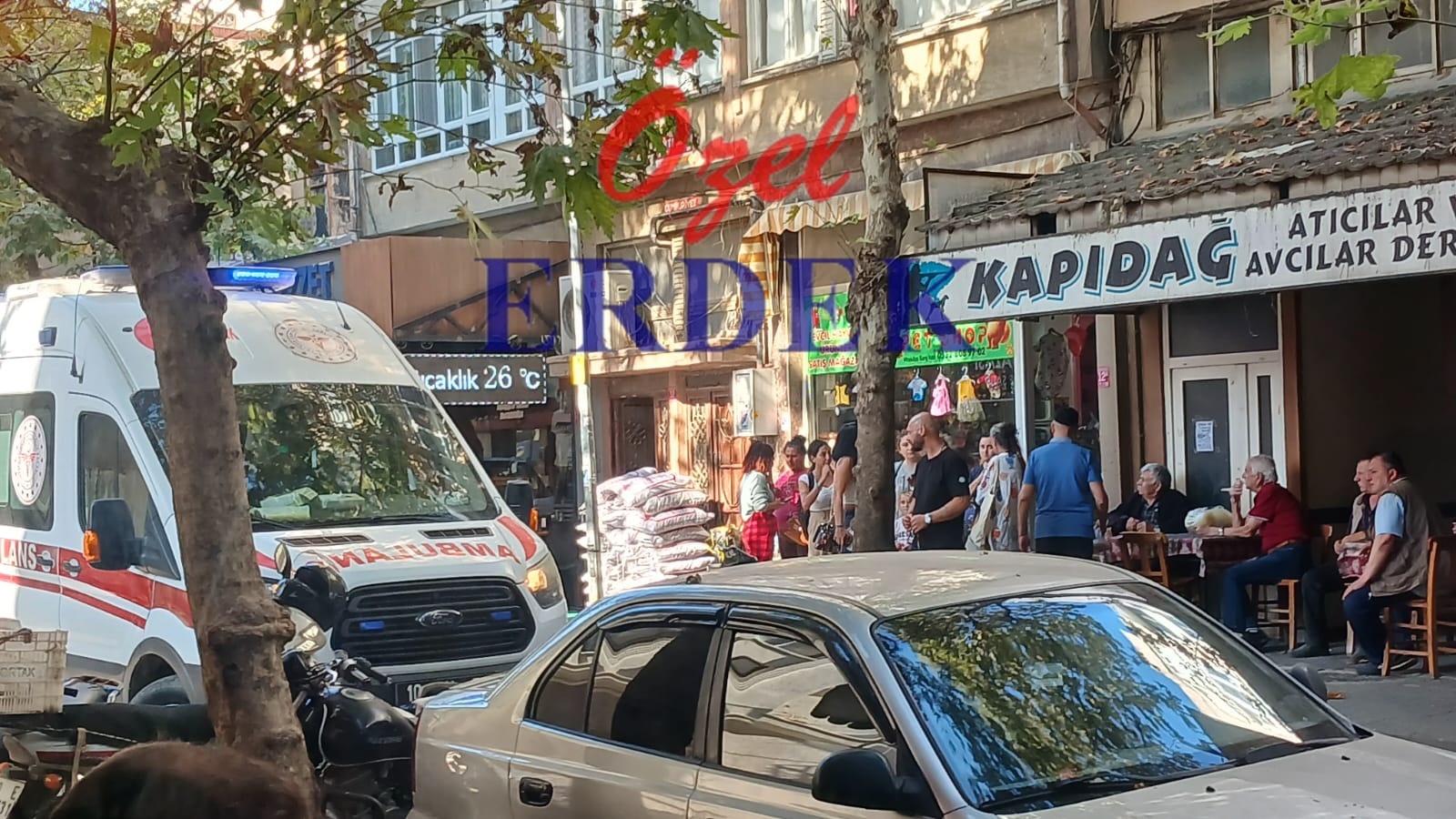 ERDEK'TE AYAĞINDAN VURULAN KADIN YARALANDI