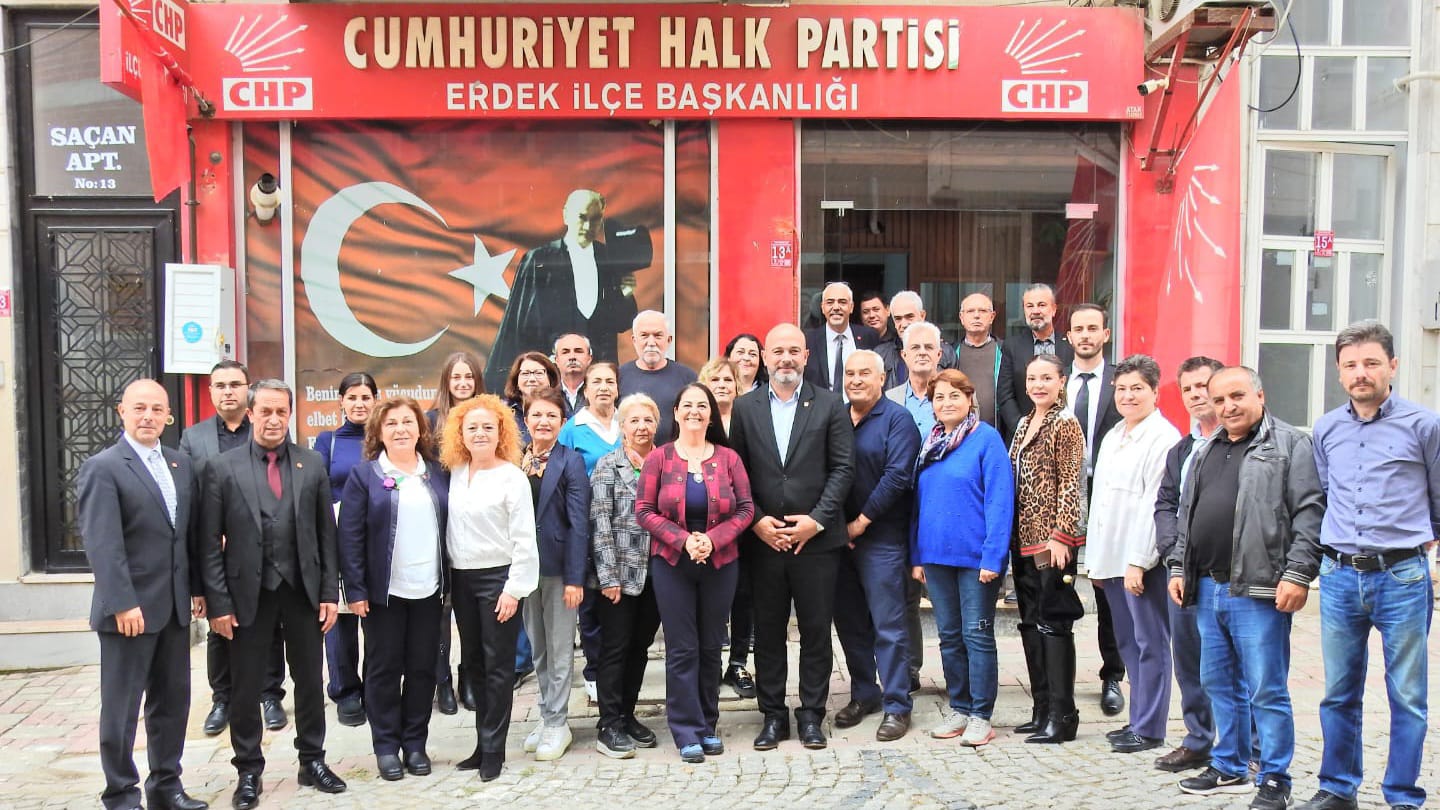 CHP BALIKESİR İL BAŞKANI ADAYI ÖZGÜR BAŞARAN ERDEK'TE