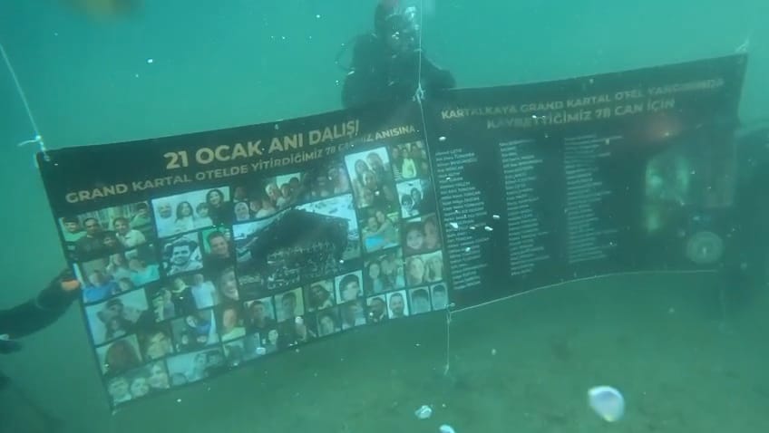 ERDEKSPOR DALIŞ KULÜBÜ'NDEN ANLAMLI DALIŞ