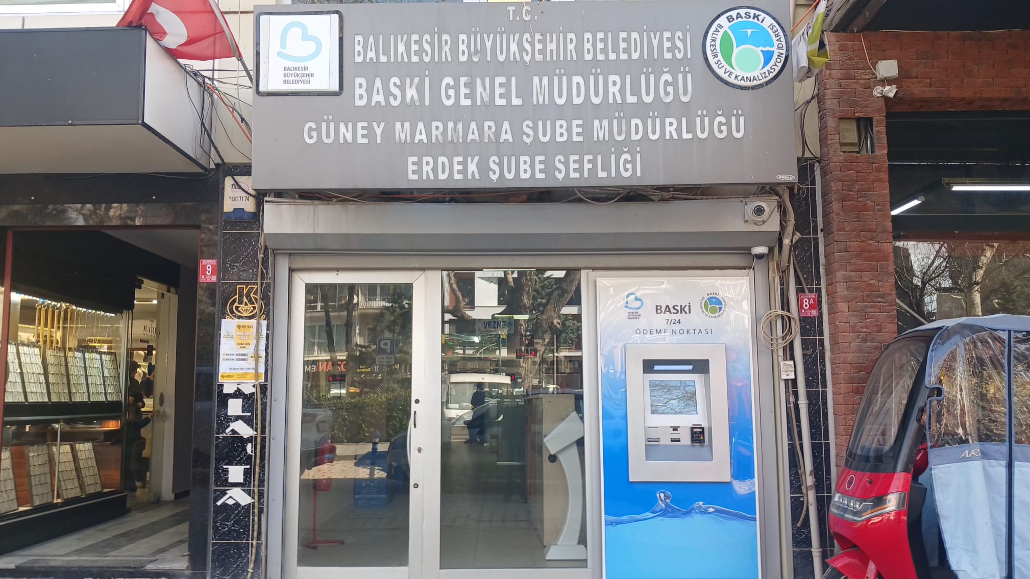 BASKİ'DEN ERDEK'E 7/24 ÖDEME NOKTASI