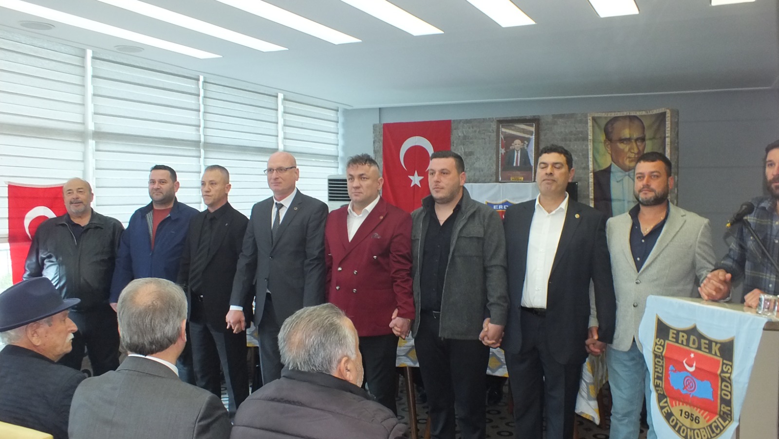 ERDEK ŞOFÖRLER VE OTOMOBİLCİLER ODASI'NDA BAŞKAN MEHMET ÖZBİNİCİ