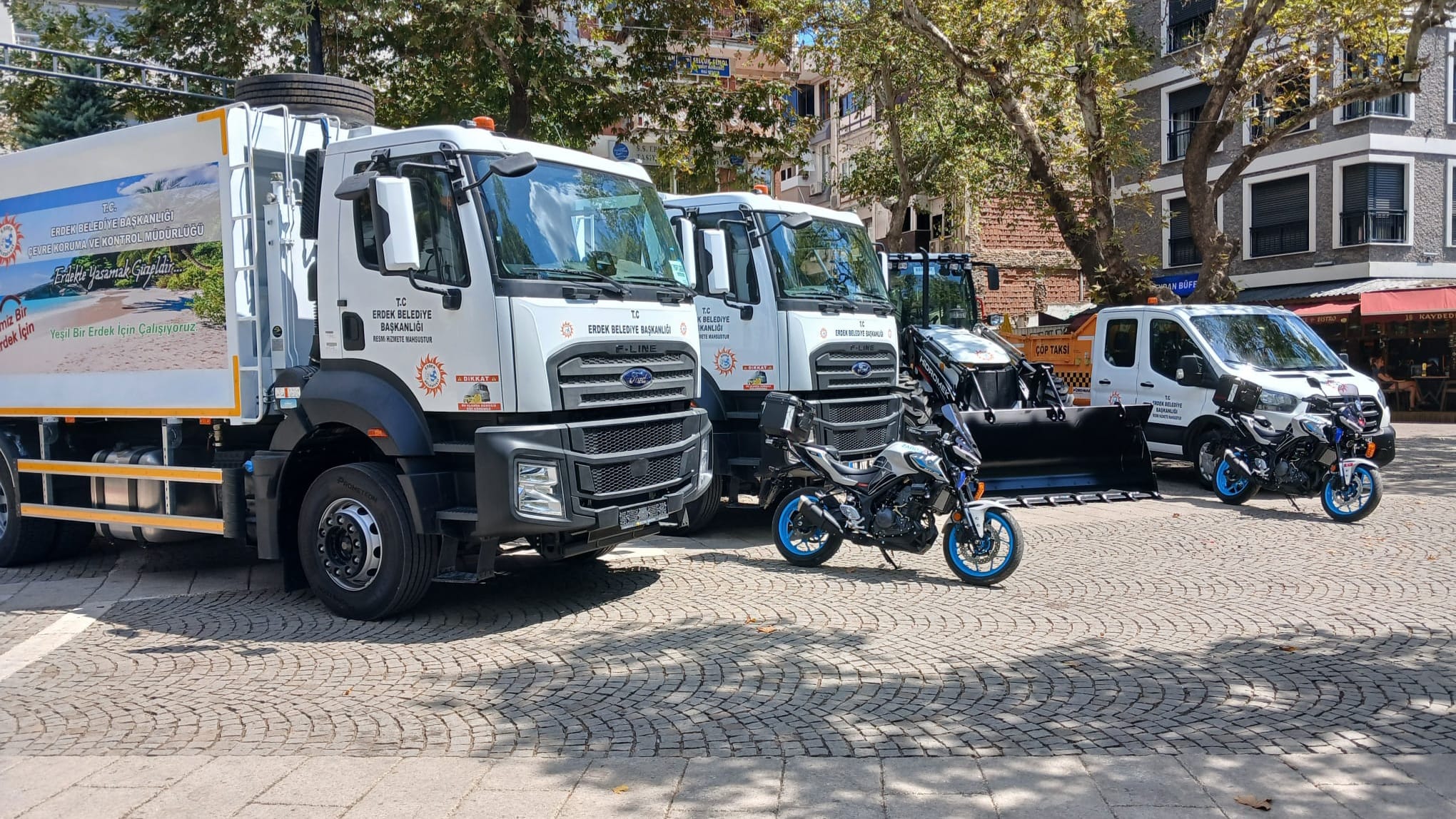 ERDEK BELEDİYESİ ARAÇ FİLOSUNU BÜYÜTÜYOR