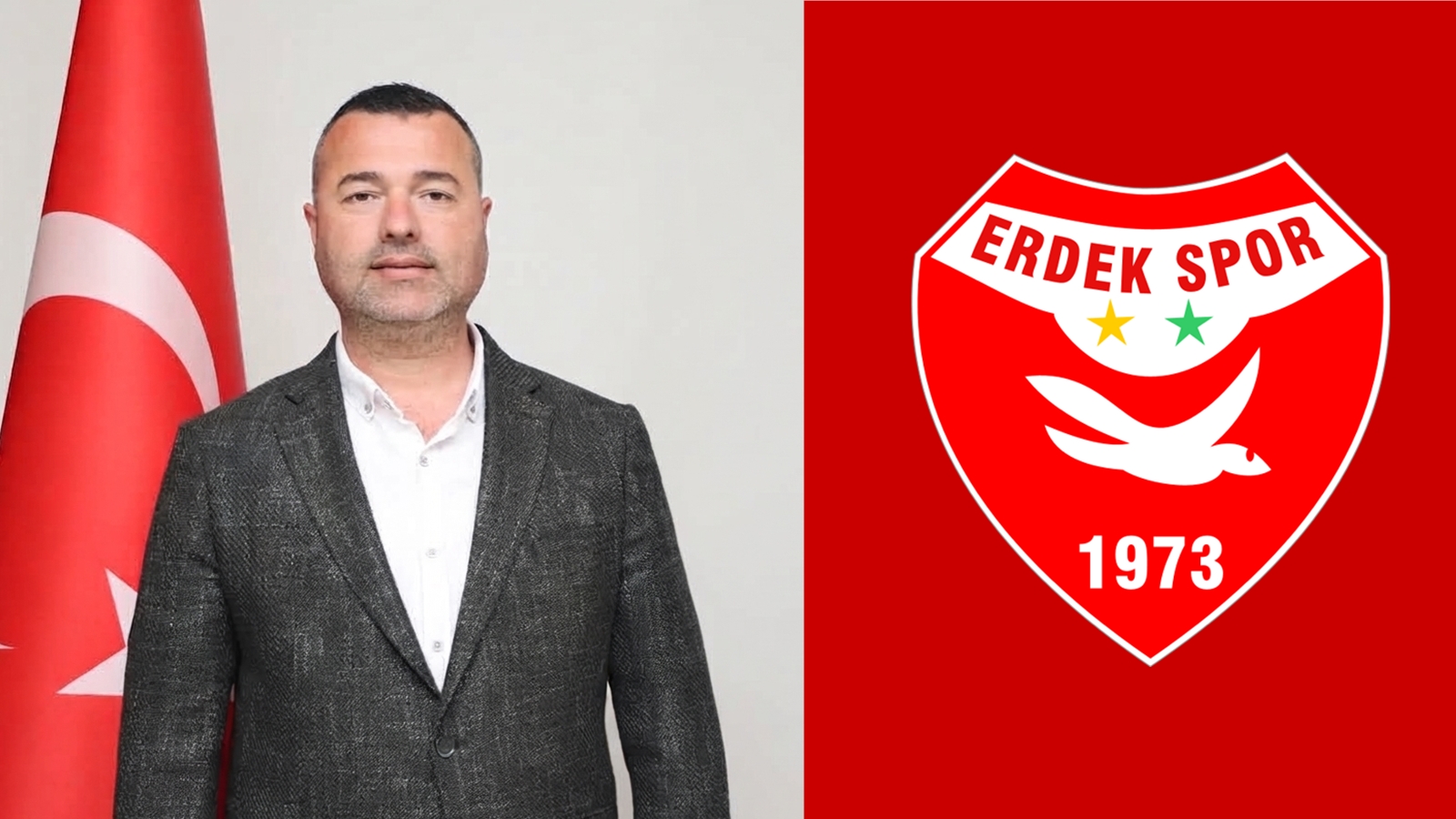 ERDEKSPOR'DA YENİ BAŞKAN ABDULLAH SARBAY