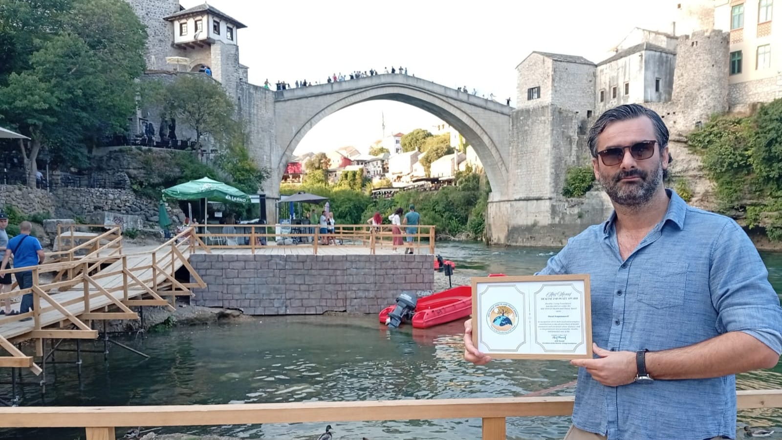 AKİF MANAF SAĞLIK VE BARIŞ ÖDÜLÜ ŞİMDİ DE BOSNA HERSEK'TE