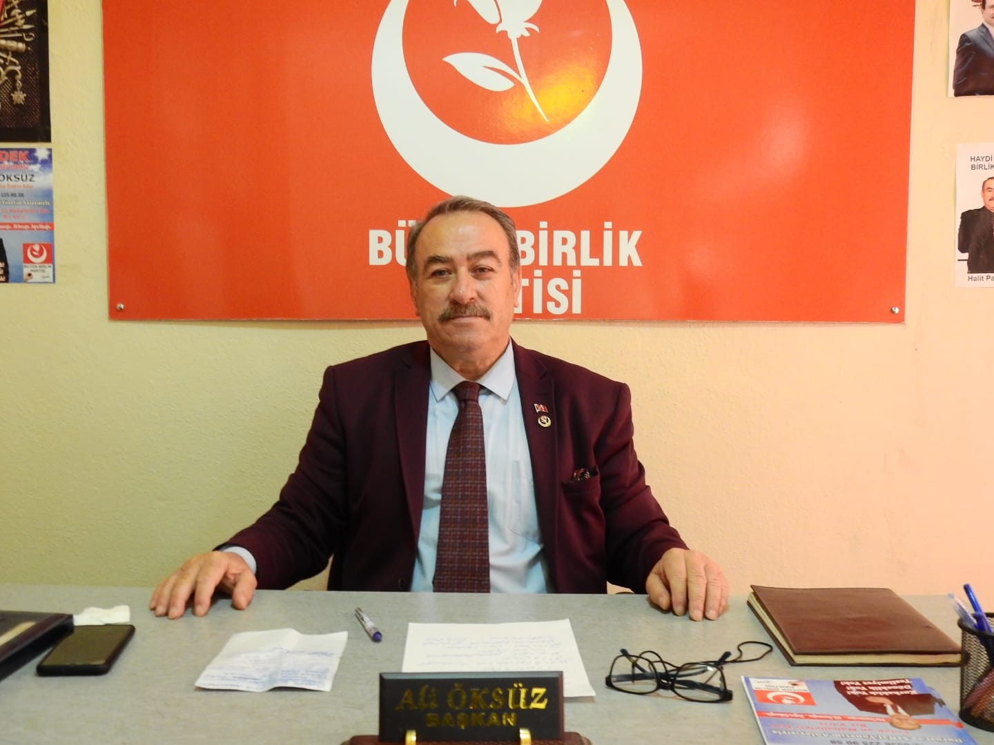 BÜYÜK BİRLİK PARTİSİ ERDEK BELEDİYE BAŞKANI ADAYI ALİ ÖKSÜZ