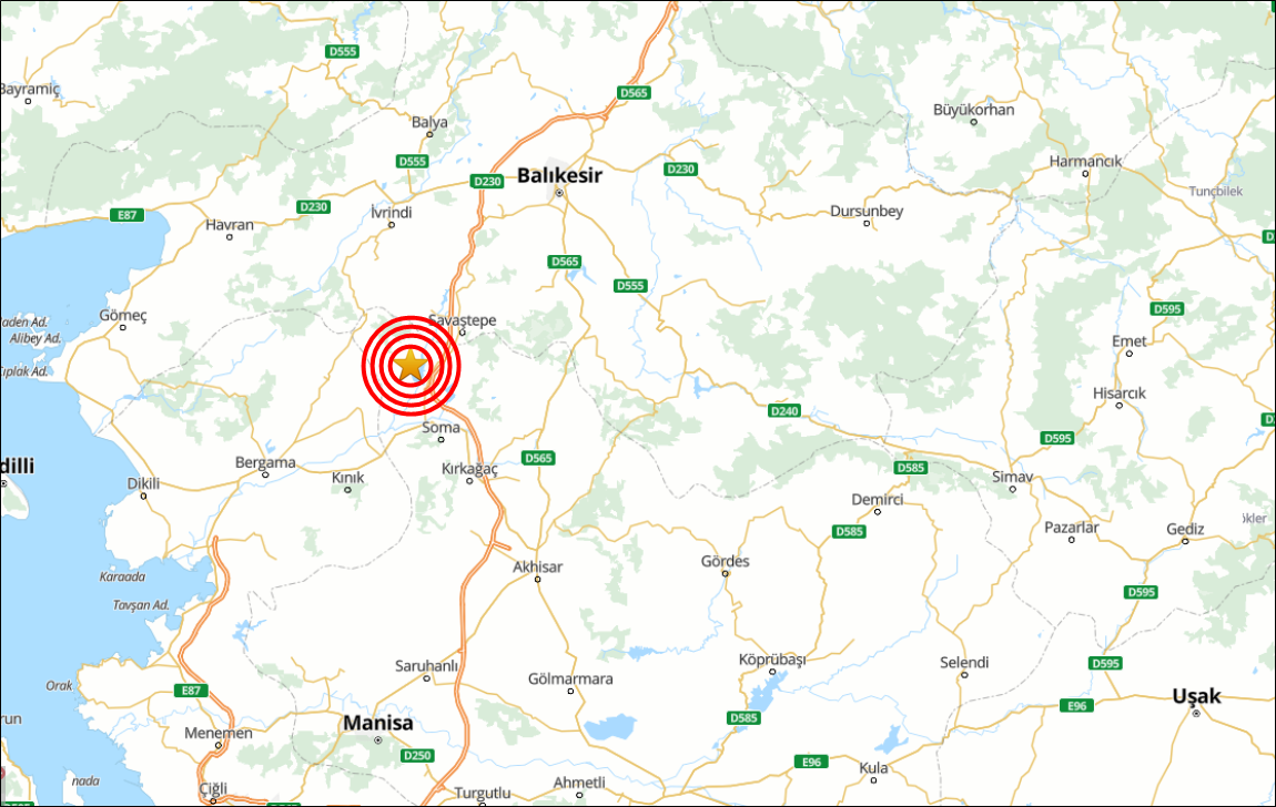 MANİSA MERKEZLİ 4.8'LİK DEPREM KORKUTTU